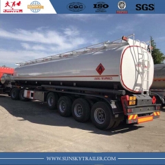 burkina faso 45000 lít bình chứa nhiên liệu trailer với tiêu chuẩn adr