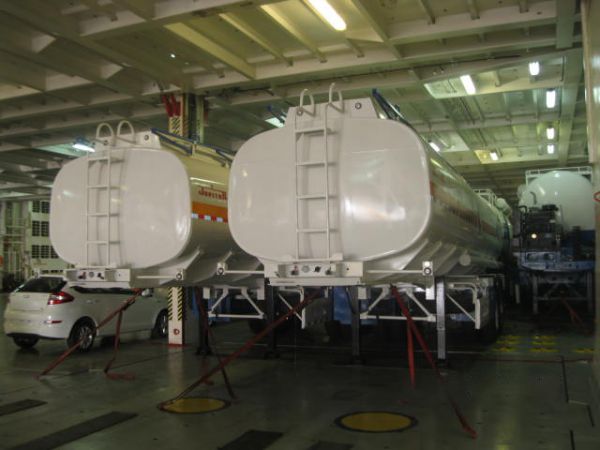 roro ship to transport tanker trailer