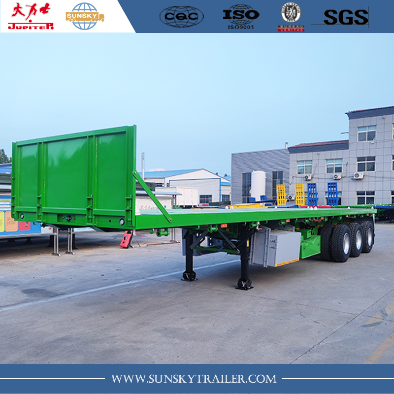 Henred type flatbed trailer