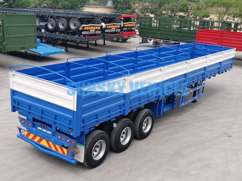 Cung cấp 2 chiếc Xe moóc bán tải 3 trục 40FT 40FT cho Tanzania