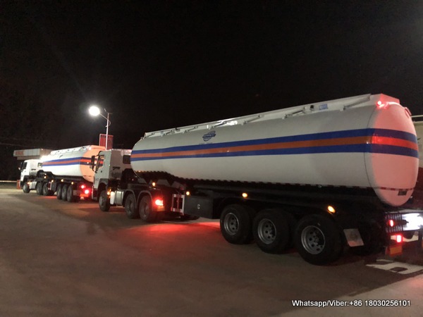 mới 40000 lít nhiên liệu tàu chở trailer cung cấp cho châu phi