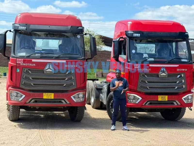 Đánh giá của khách hàng: Xe đầu kéo HAOHAN và Sơ mi rơ moóc thành lửng Superlink tại Zimbabwe