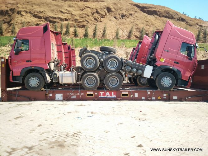 6 đơn vị howo a7 máy kéo xe tải giao hàng đến philippines